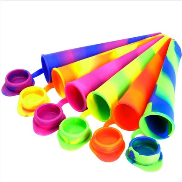 2/6 STK Ice Pop Forme Silikone Popsicle Form D D D