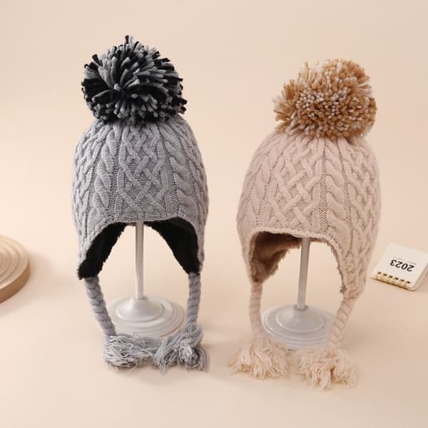 Spædbarnshat Uldhat GRÅ grey