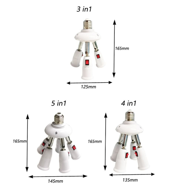 Lampun jalustan LED-valoteline 5IN1 5IN1 5in1
