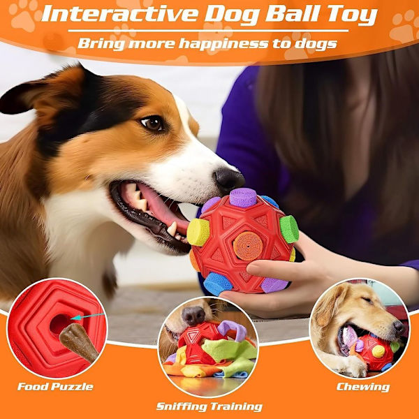 Snuffle Ball Legetøj Lækage Legetøjsbold C C C