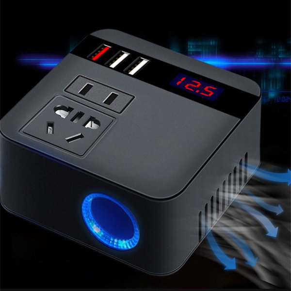 Auton invertterin power power Black