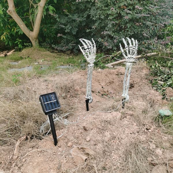 Skeleton Håndlampe Led Solar Energy String Lights VARMT LYS warm light