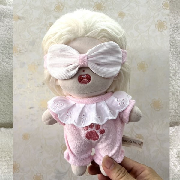 Nya Söta Kläder 20cm Doll Pyjamas BLÅ Blue