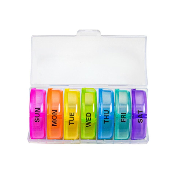 7Days Pill Organizer Weekly Medicine Box 1 1 1