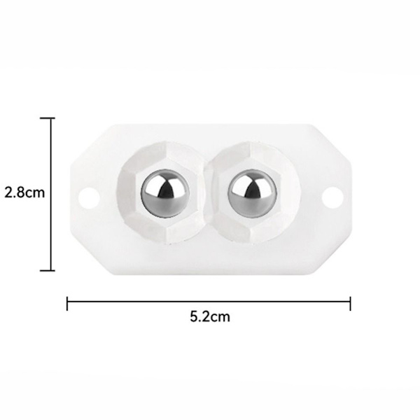 4 Stk Hjul 360⁰ Drejeskive Universal Paste Hjul