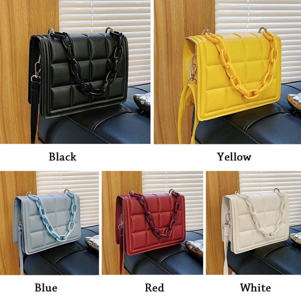 Präglad Crossbody-väska Mini-väskor och handväskor blå