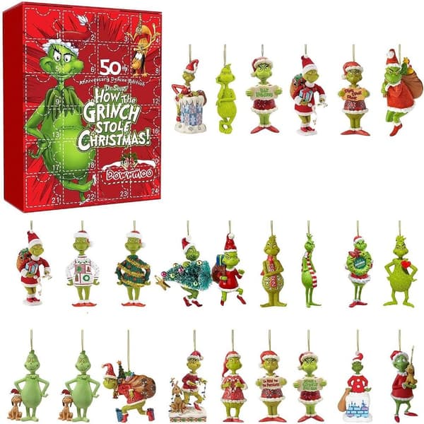 Jule Blind Box Jule Nedtælling Grinch Blind Box