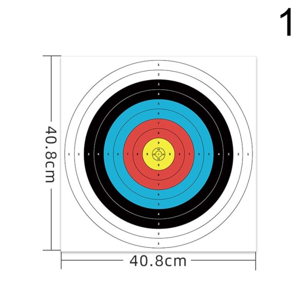 Bueskydningskiver Papirbuepilskiver 4 4 4