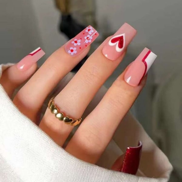 French Fake Nails False Nail 3 3 3