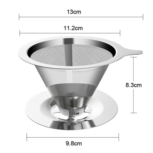 Kaffefilter Kaffe Drip Mesh 600 MESHM-WITH BASE M-WITH BASE 600 MeshM-With Base