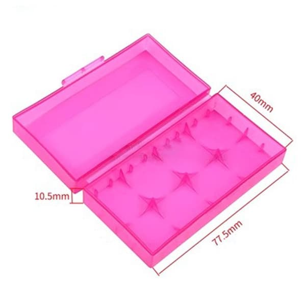 2 Case Batterihållare Förvaring 5st 5st 5pcs