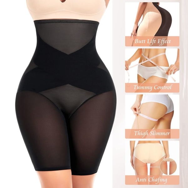 Shapewear Shortsit Slip Shortsit MUSTA S black S