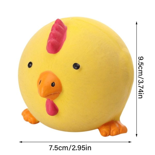 Dog Chew Toys Sound Bite Toy GUL yellow
