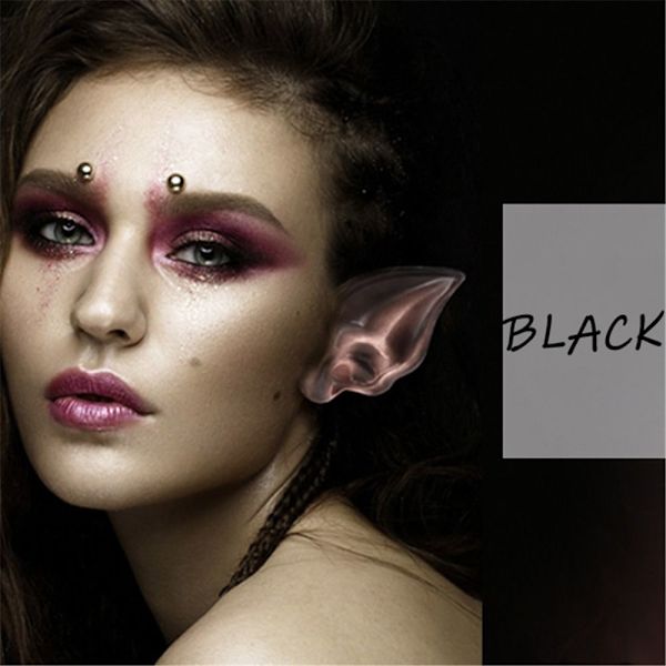 Halloween Latex Elföron Alvöron Rekvisita HUD HUD Skin