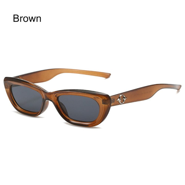 Cat Eye Aurinkolasit Star Y2K Aurinkolasit RUSKEA RUSKEA Brown