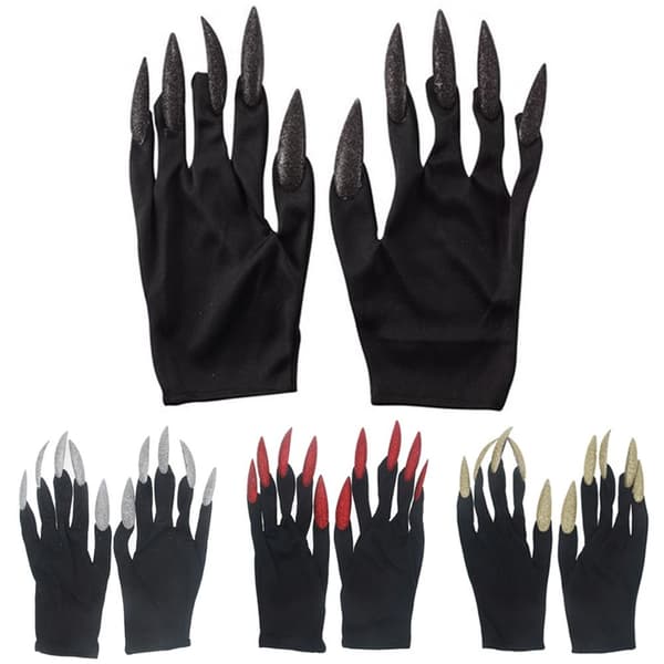 Cosplay Handsker Handsker Med Kløer SØLV silver