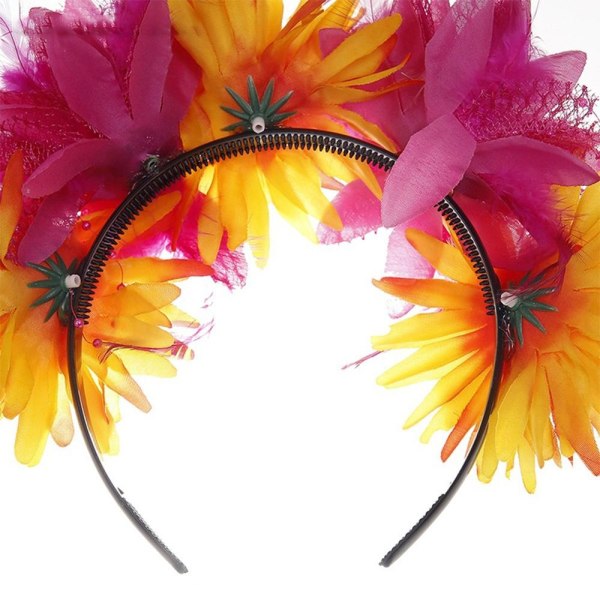 Flower Pannband Bohemian Flowers Wreath FÄRG 4 FÄRG 4 Color 4