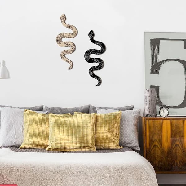 Træ Snake Decor Vægdekoration Rum Decor