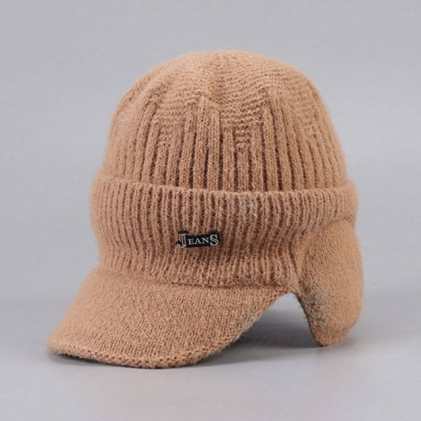 Beanies Hatte Strikket Hue KHAKI khaki