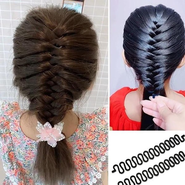 Magic Hair Braiding Wave Hair Braiding Tool GRÅ Grey