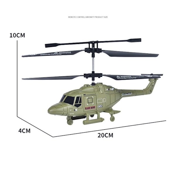 RC Helikopters Fjernbetjening Plane SORT black