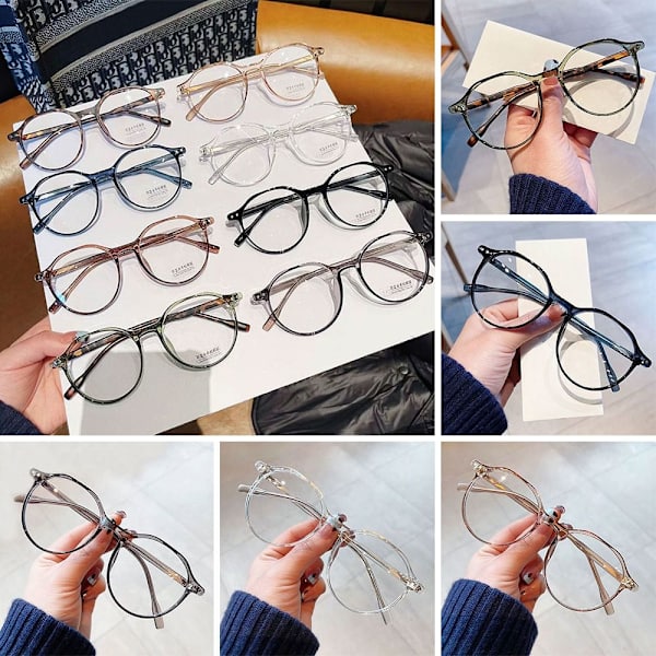 Anti-Blue Light Briller Oversized briller TRANSPARENT Transparent