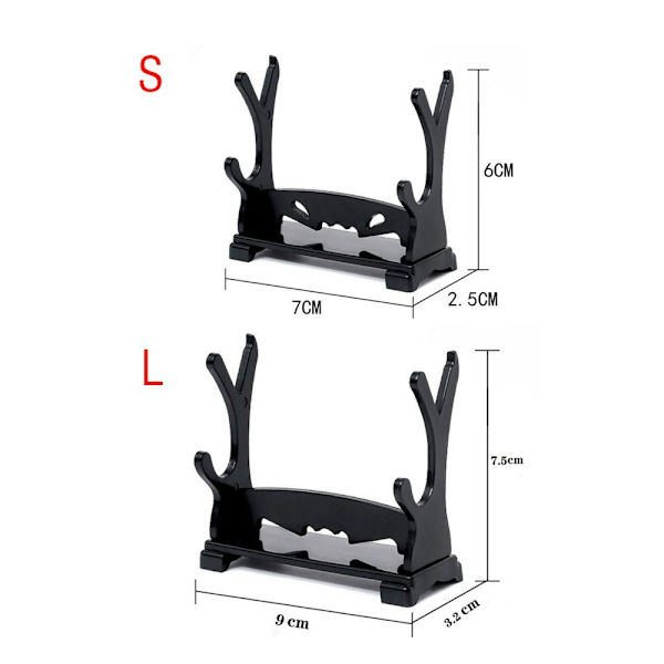 10 stk Samurai Sword Stand Display Rack S S