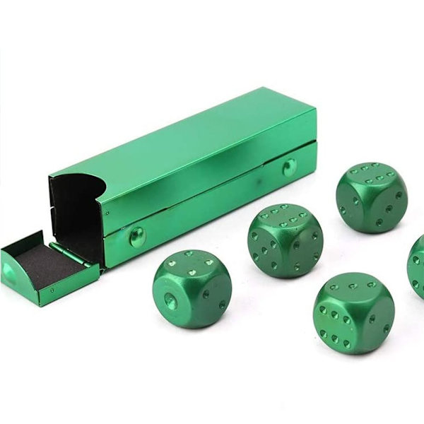 Spel Dice Polyhedral Dice GULD Gold