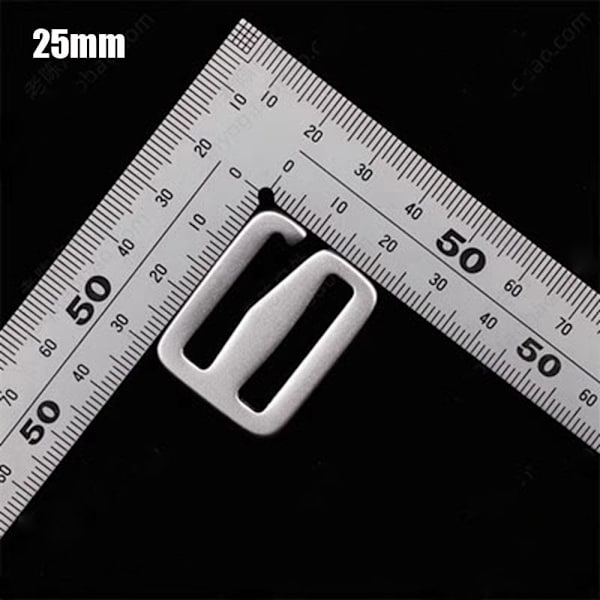 1 kpl metallisen tikkaiden lukon liukusäätimen säätösoljet 25 mm 25mm