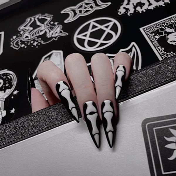 Halloween tekokynnet Pumpkin Nails WM-10 WM-10 WM-10