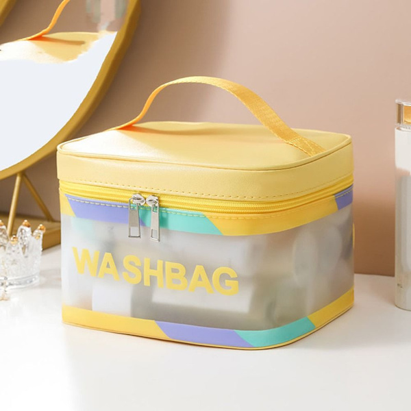 PVC-väskor organizer yellow