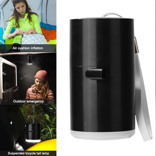 Luftpumpe Dækpumpe SORT Black