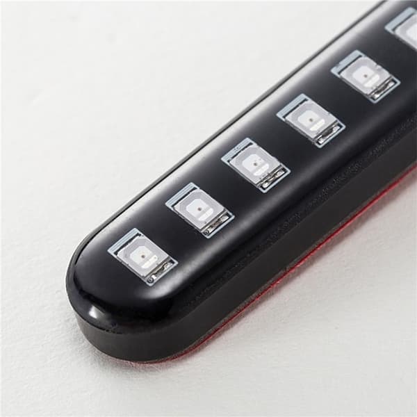 2 STK Motorcykel Blinklys LED Lysstriber Nummerplade