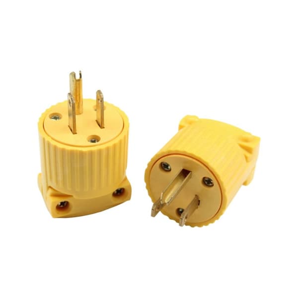 10 kpl US Standard 3 Prong Plug Replacement Plug Power 10 pcs