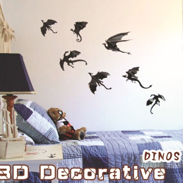 7 stykker / parti Wall Stickers Tapet Wall Decal