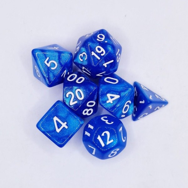 7kpl / set DND Dice Polyhedral Dice STYLE 2 STYLE 2 Style 2