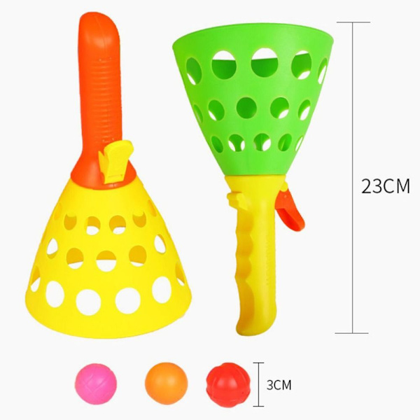 Double Docking Ball Interaction Ball Double Catcher Kastleksak