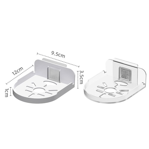 Set-Top Box lagringshylle Kamera lagringsstativ HVIT white