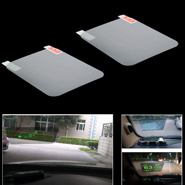 HUD Display Reflekterande Film Fordons GPS Head-up Film 9X12CM 9X12cm