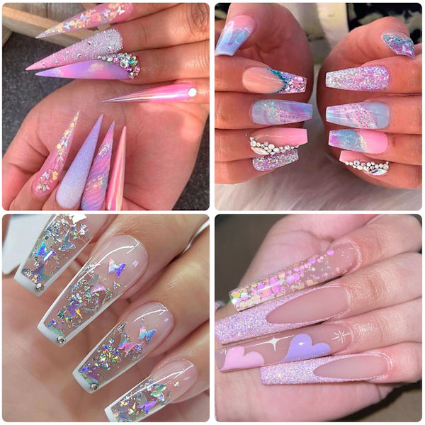 1 st akryl nagelborste manikyr pulver Bursh STORLEK 14 Size 14