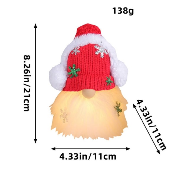 Christmas Gnome Christmas Plyschleksaker 3 3 3
