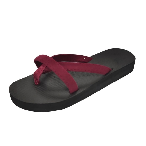 Modetofflor Platta flip-flops RED-40 RED-40 Red-40