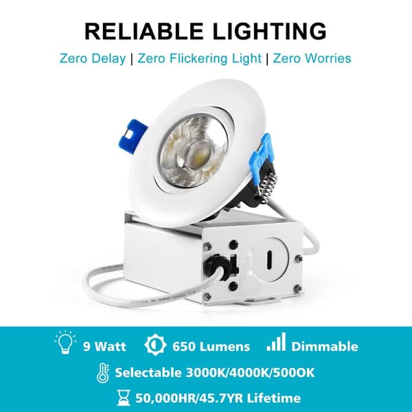 9W bruselys Dæmpbar LED Downlight Universal Downlights