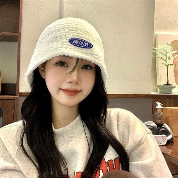 Knitted Bucket Hat Fisherman's Cap MUSTA black
