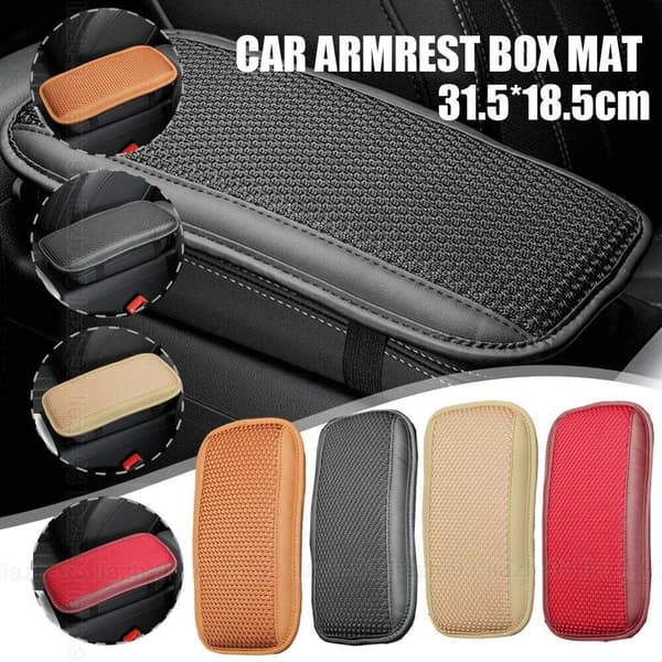 Bilarmstöd Box Pad Bilarmstödsmatta BRUN Brown