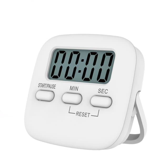 Digital Timer Nedtællingsur - HVID White