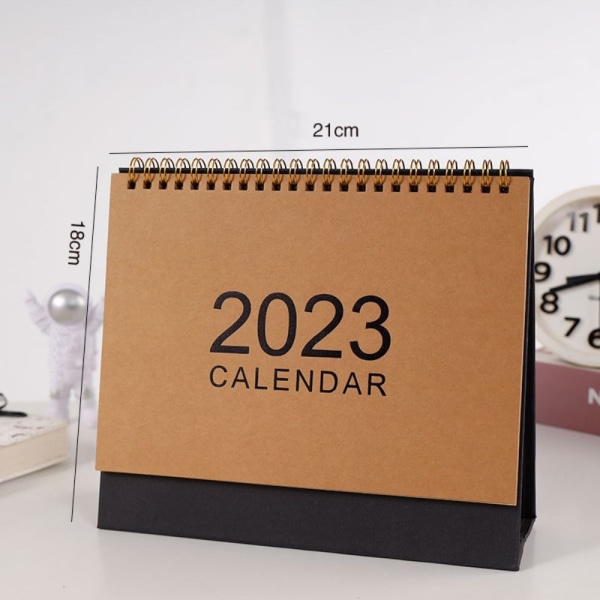 2023 Simple Desktop Paper enkel kalenderschemaläggare M