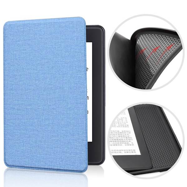 6,8 tommer E-Reader Folio Cover 11th Gen Protective Shell LIGHT Light Blue