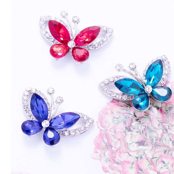 10 stk Butterfly Smykker Tilbehør Kostume Dekoration HVID white
