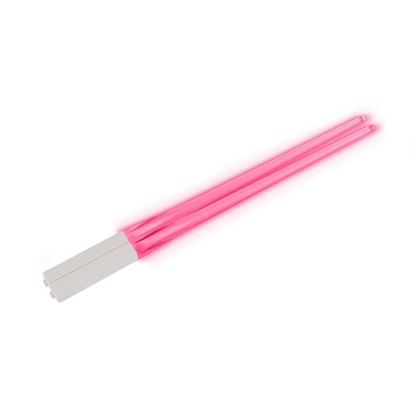 2 ST LED Glödande Ätpinnar Glödande Ljus Sabre Chop Sticks Red